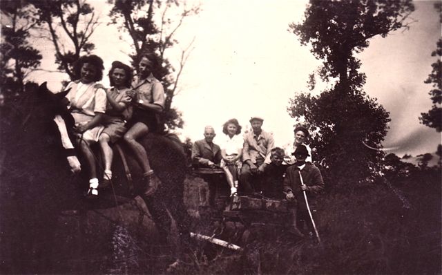 Drie ex-aequowinnaars van 'rijden met een echt paard'. Een beetje ongemakkelijk, alhoewel...